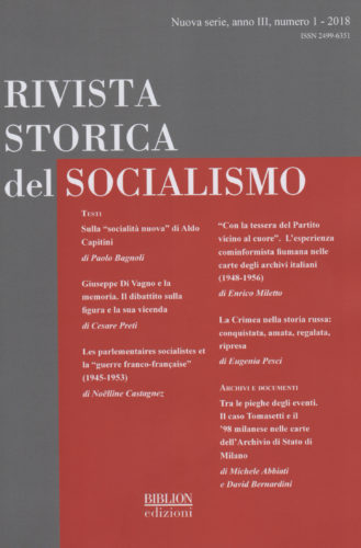 RIVISTA STORICA DEL SOCIALISMO